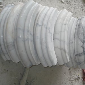 White Marble Column NSC009	