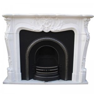 White Fireplace NSFIR012